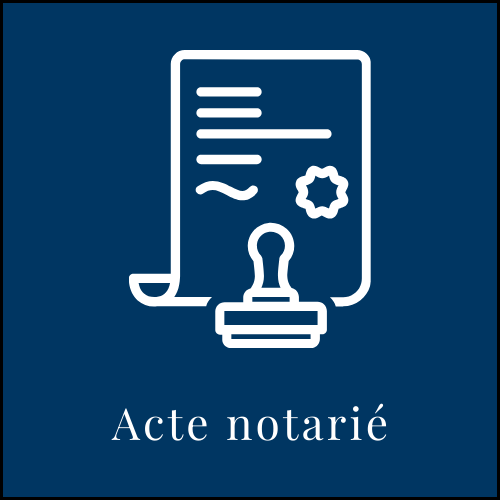 Acte notarié
