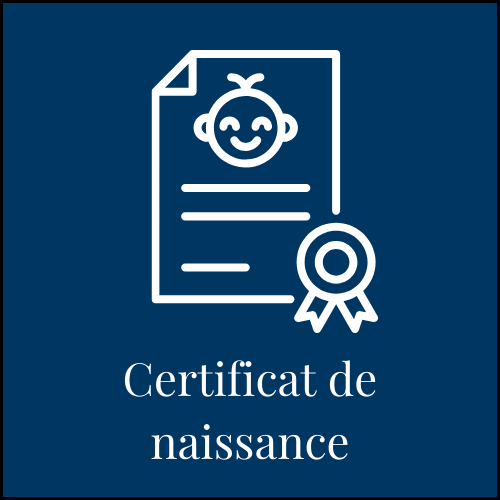 Certificat de naissance