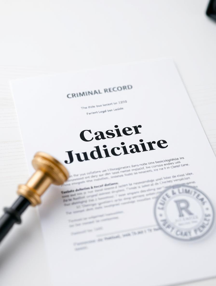 traduction de casier judiciaire