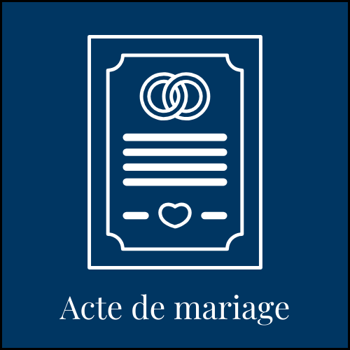Acte de mariage