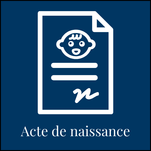 Acte de naissance