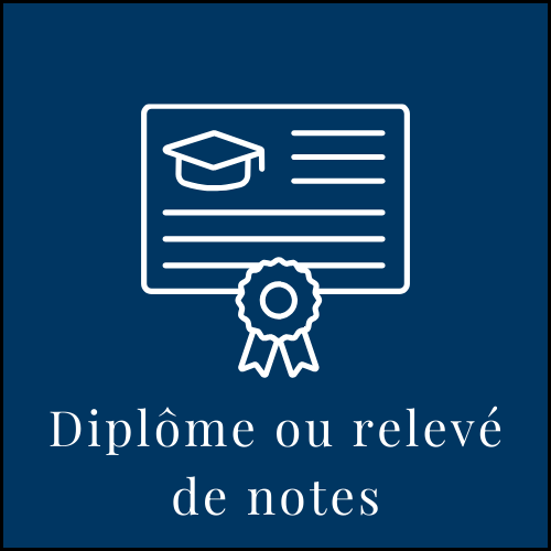 Diplôme ou relevé de notes