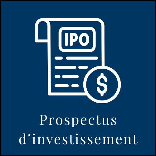 Prospectus d’investissement