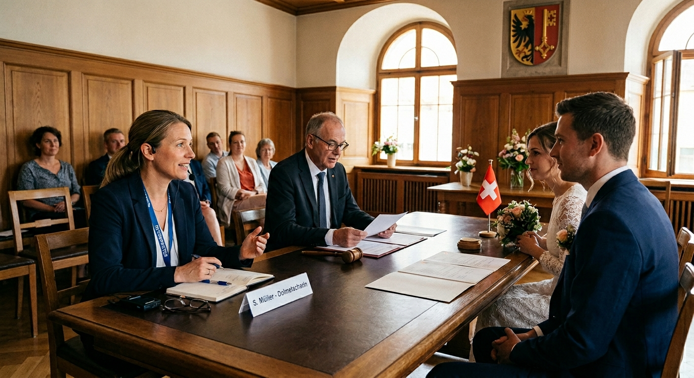 Interprète pour mariage civil